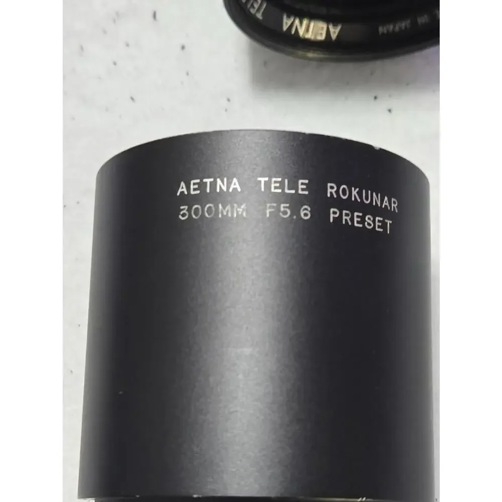 Aetna Tele Rokunar 300mm f/5.6 • Vintage Manual Telephoto Lens • 35mm Film Camer